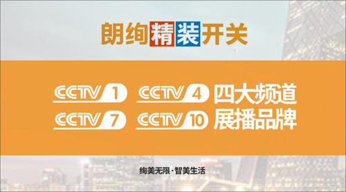 希望之光 朗絢精裝開關央視廣告大片閃耀光芒 希望之光 朗絢精裝開關央視廣告大片閃耀光芒