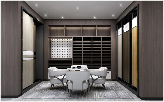 華洲木業(yè):中山戰(zhàn)略合作商232㎡展廳空間展示設(shè)計(jì)案例 華洲木業(yè):中山戰(zhàn)略合作商232㎡展廳空間展示設(shè)計(jì)案例