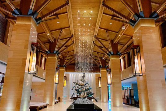 明眾燈飾產品案例，海南文昌溫德姆酒店