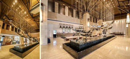 明眾燈飾產品案例，海南文昌溫德姆酒店