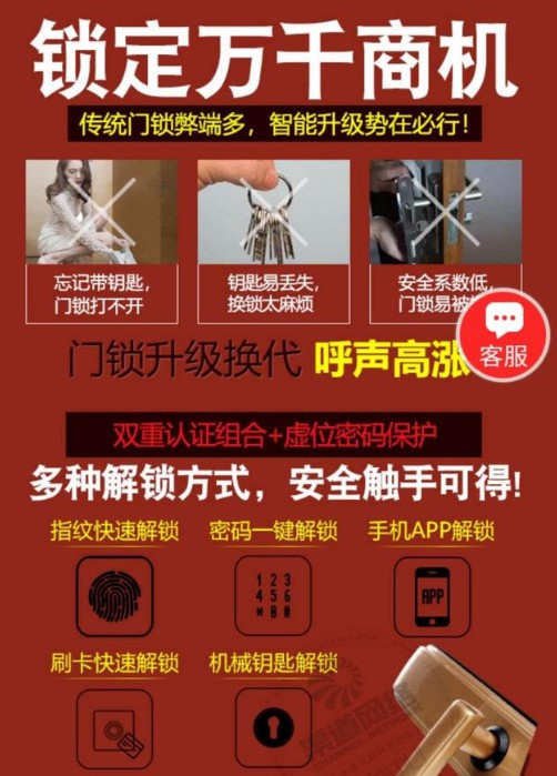 小縣城開個智能門鎖掙錢嗎？這就看你如何選擇產品